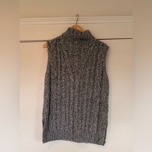 Topshop Gray Cable Knit Women's Sweater